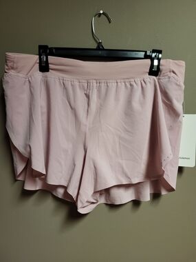lululemon athletica Fast & Free High Rise Light Pink Athletic Shorts